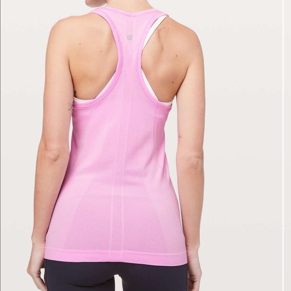 New LULULEMON Swiftly Racerback Tank Top Pink 6 8 - Picture 3 of 5